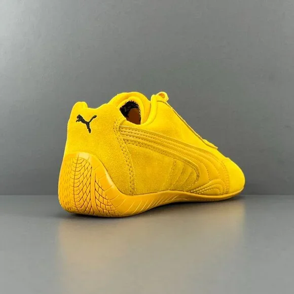 PUMA Scuderia Ferrari Suede Sneakers Yellow Men - Picture 12 of 12